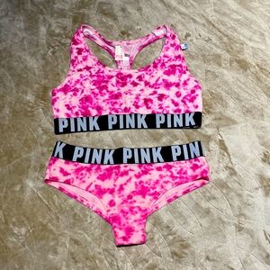Victoria Secret Matching Pink Bra and panty set 🫦